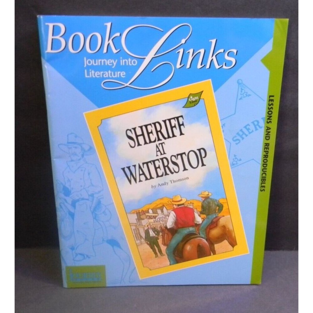 Book Links Journey into Literature Sheriff a Waterstop by Andy Thomson Lessons